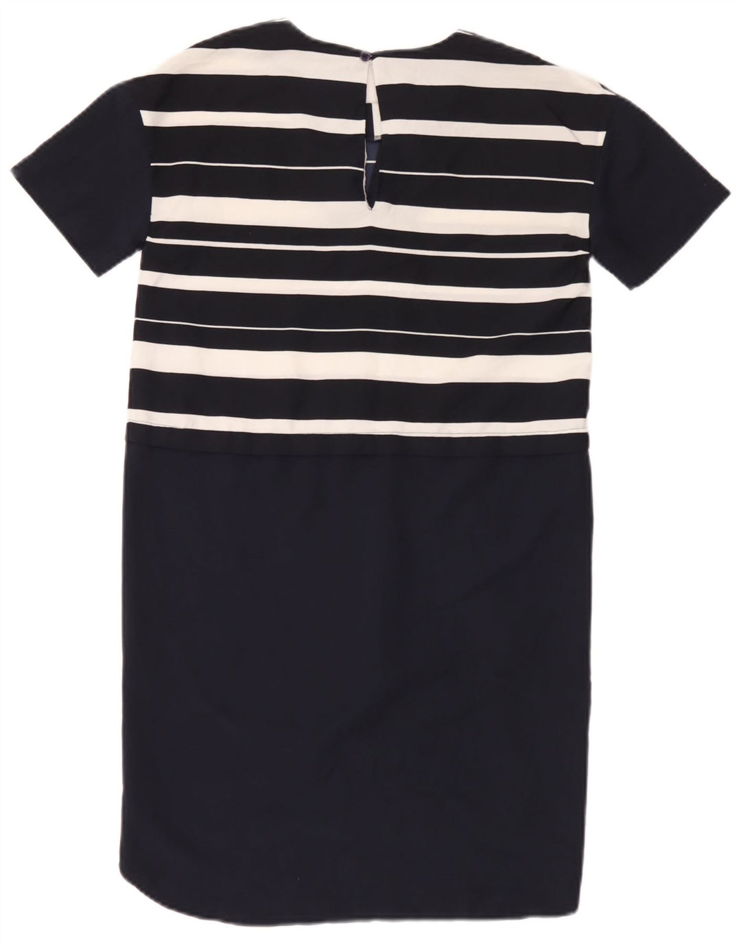 Abito a trapezio da donna French Connection UK 6 XS Poliestere a righe blu navy