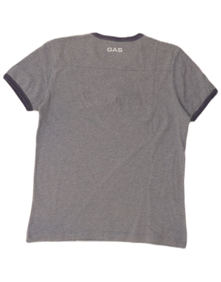 T-shirt grafica da donna Gas Top UK 14 Grigio medio