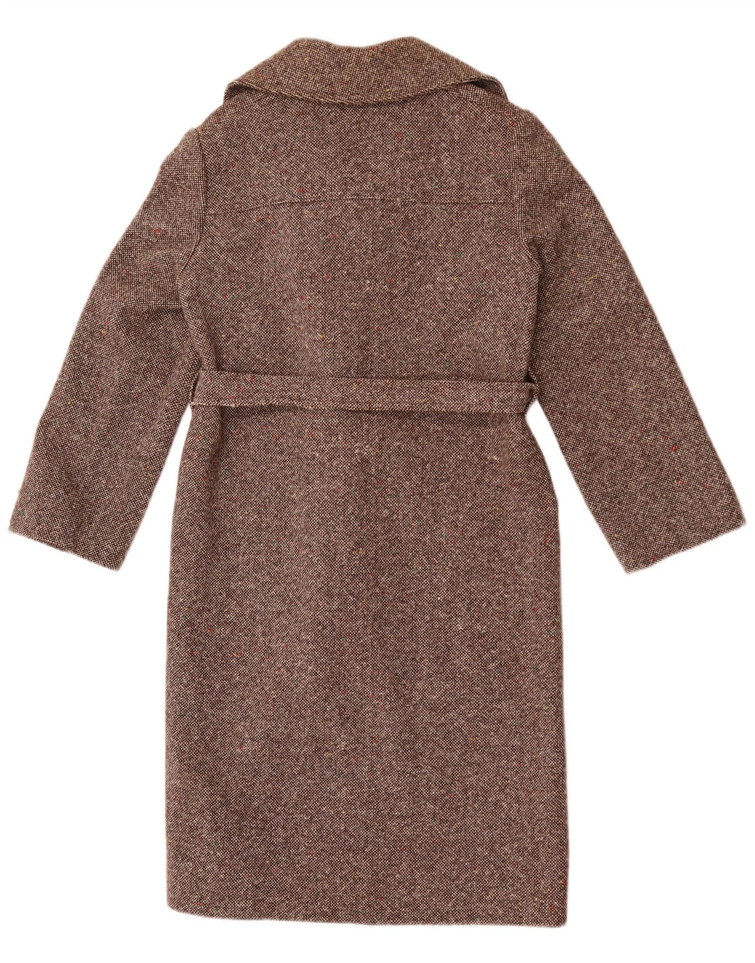 Soprabito vintage da donna IT 42 Marrone medio chiazzato