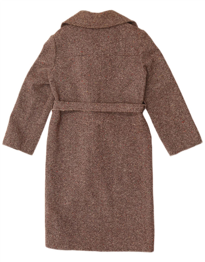 Soprabito vintage da donna IT 42 Marrone medio chiazzato