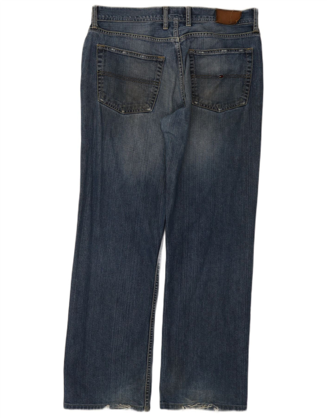 Jeans dritti da uomo Tommy Hilfiger W34 L32 cotone blu