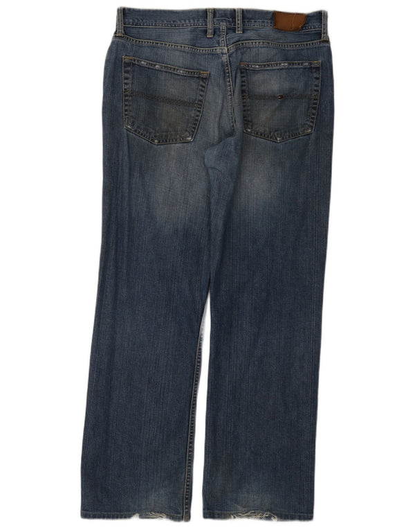 Jeans dritti da uomo Tommy Hilfiger W34 L32 cotone blu