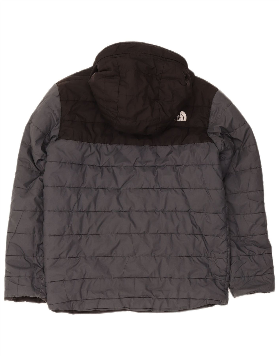 Giacca imbottita con cappuccio The North Face da ragazzo 11-12 anni grigia