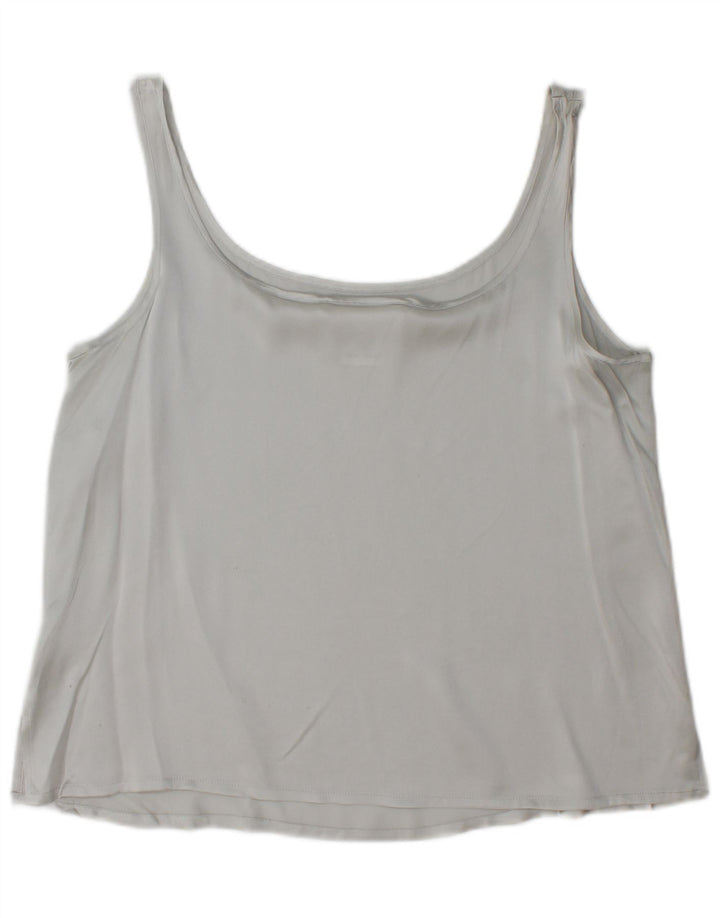 Canotta Donna Escada IT 42 Grigio Medio Seta