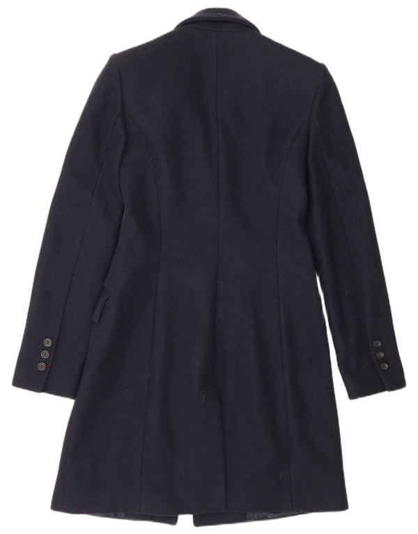 Cappotto da donna Iceberg UK 10 piccolo in lana blu navy