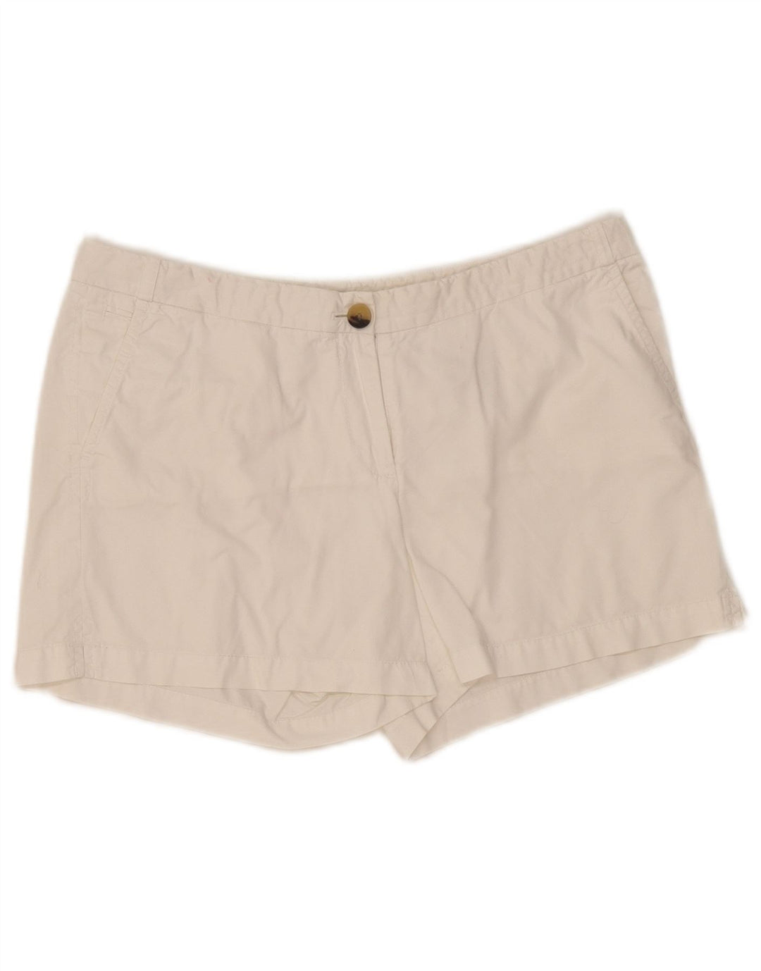 Pantaloncini chino da donna Tommy Hilfiger US 8 medi W32 cotone bianco