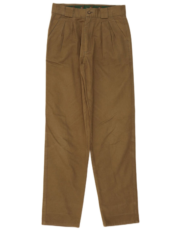 Pantaloni chino con pegging da donna Wampum IT 42 medio W28 L31 cotone kaki