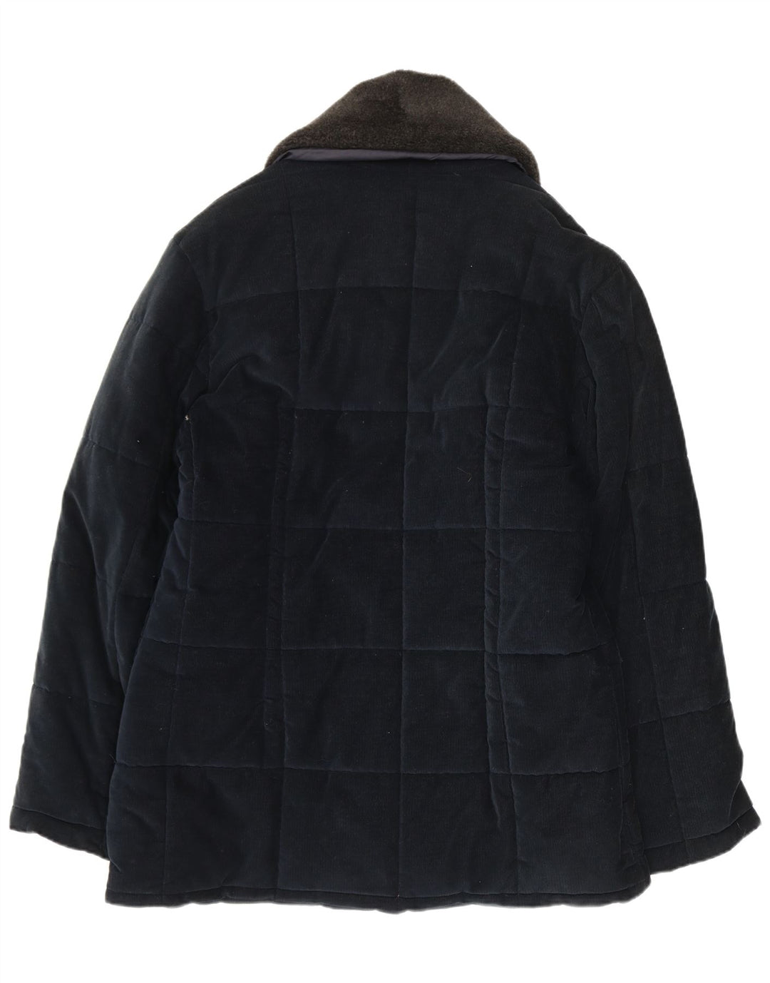 Giacca imbottita in velluto a coste Belfe & da uomo UK 38 Cotone medio blu navy