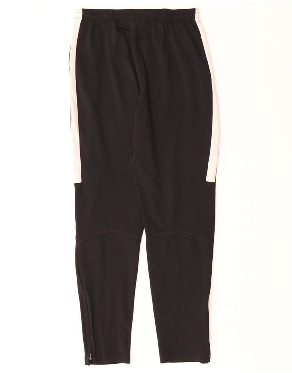 NIKE Girls Dri Fit Tracksuit Trousers 13-14 Years XL Black Colourblock