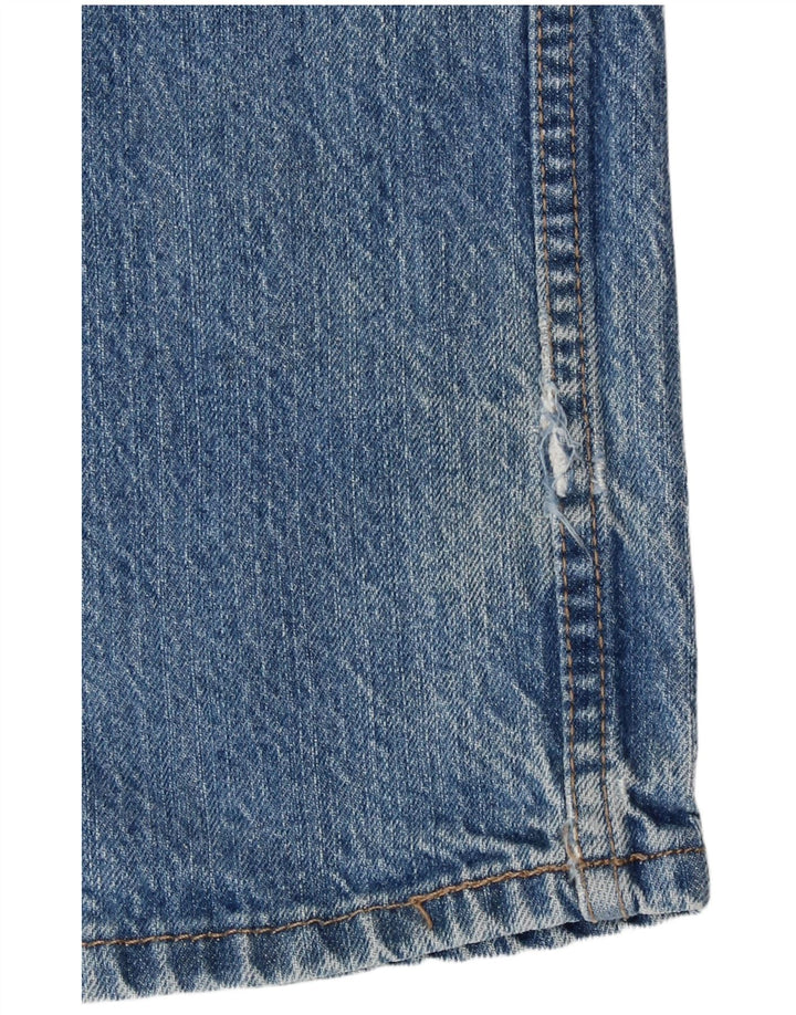 Jeans dritti regolari da uomo Marks & Spencer W34 L31 cotone blu