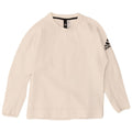 Felpa grafica da donna Adidas Jumper UK 12/14 Cotone bianco medio