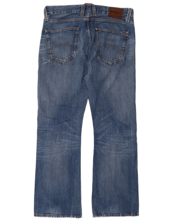 Tommy Hilfiger Mens Bootcut Jeans W32 L30 Blue