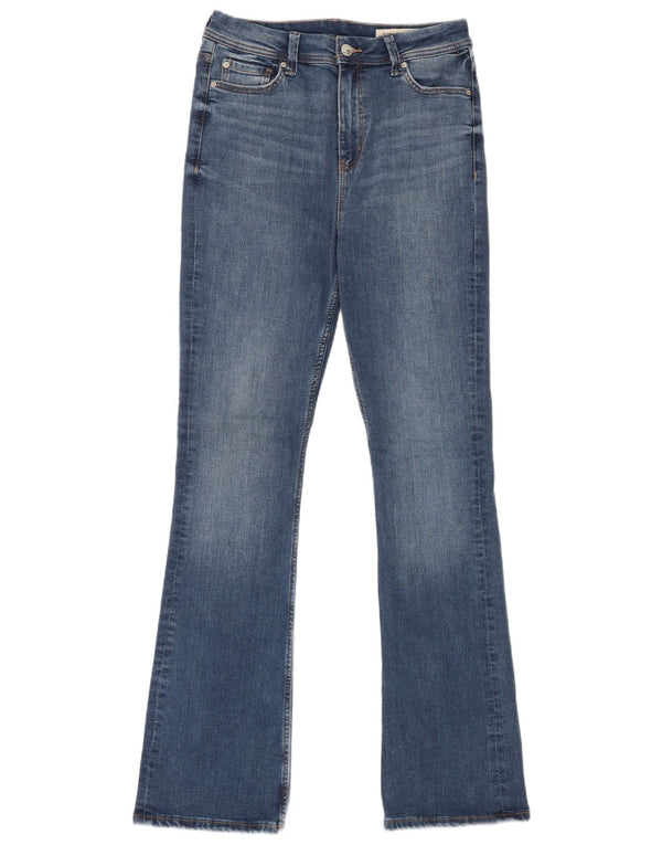 Jeans svasati lunghi slim da donna Marks & Spencer UK 12 medio W28 L32 blu