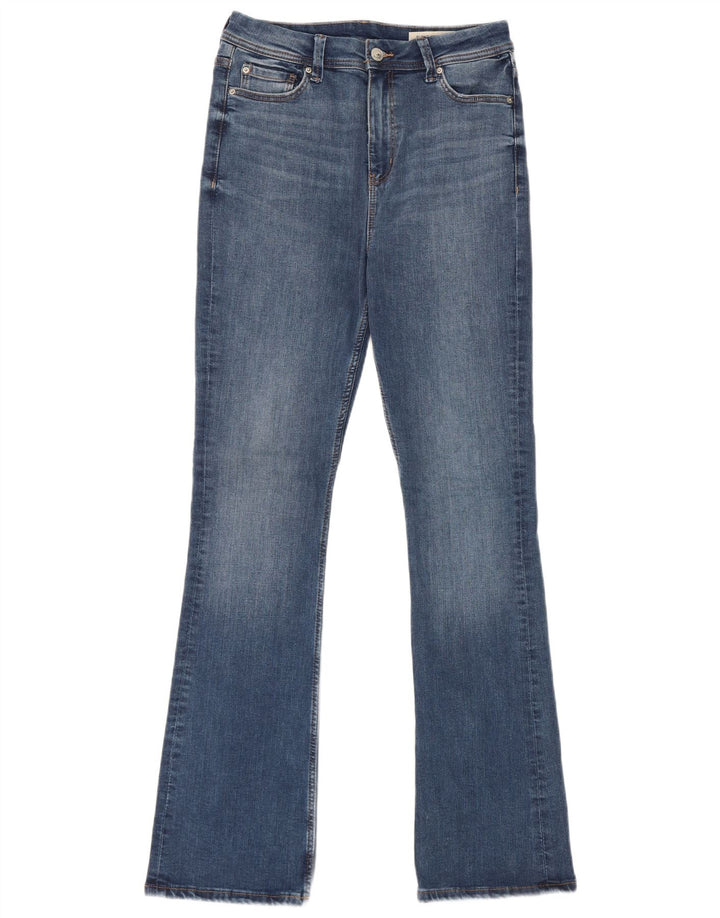 Jeans svasati lunghi slim da donna Marks & Spencer UK 12 medio W28 L32 blu