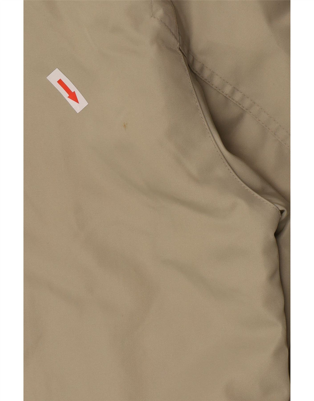 Giacca a vento con cappuccio da donna Dkny UK 14 nylon kaki medio