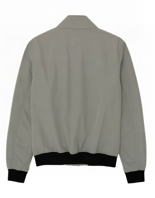 Refrigue Mens Bomber Jacket UK 38 Medium Grey Colourblock Polyester