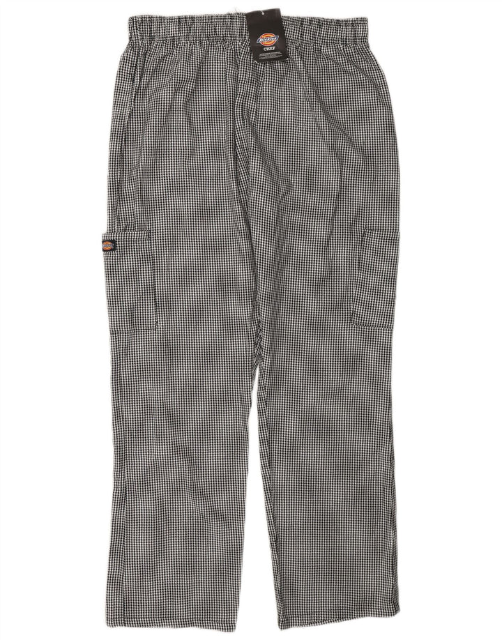 Pantaloni cargo da uomo Dickies XL W38 L32 poliestere pied de poule nero