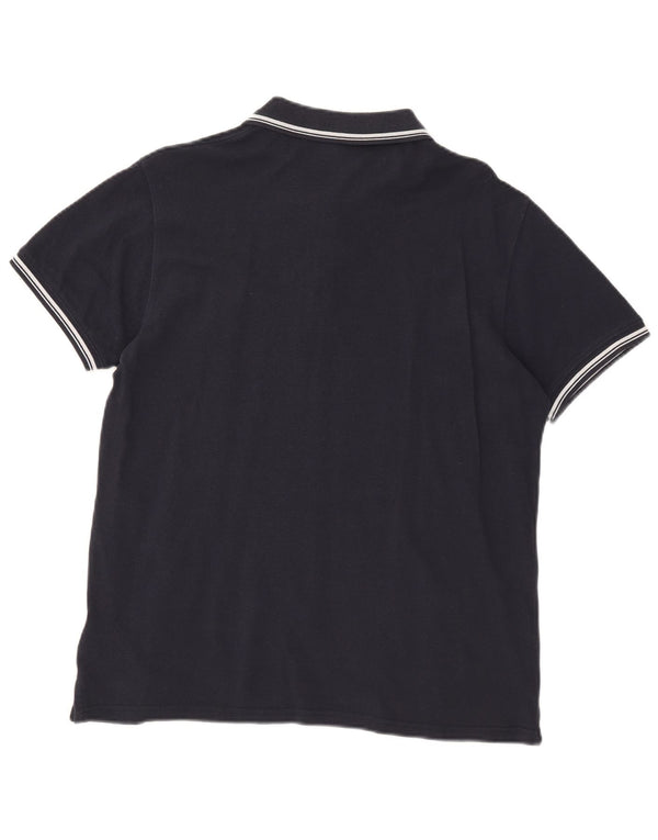 Polo Uomo Sergio Tacchini Media Cotone Blu Navy