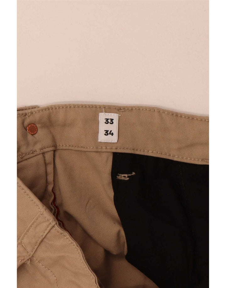 Pantaloni cargo da jogging da uomo Jack & Jones W33 L34 Beige