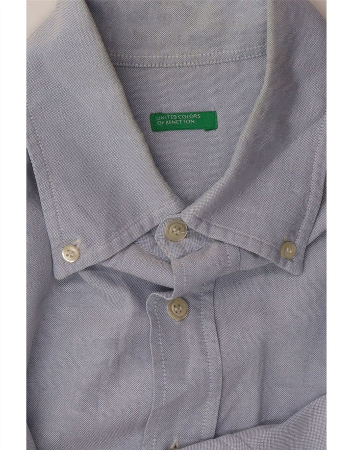 Camicia BENETTON da uomo grande blu