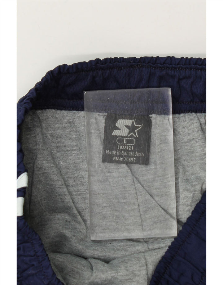 Pantaloni da tuta da ragazzo Starter 10-11 anni Large in poliestere blu navy