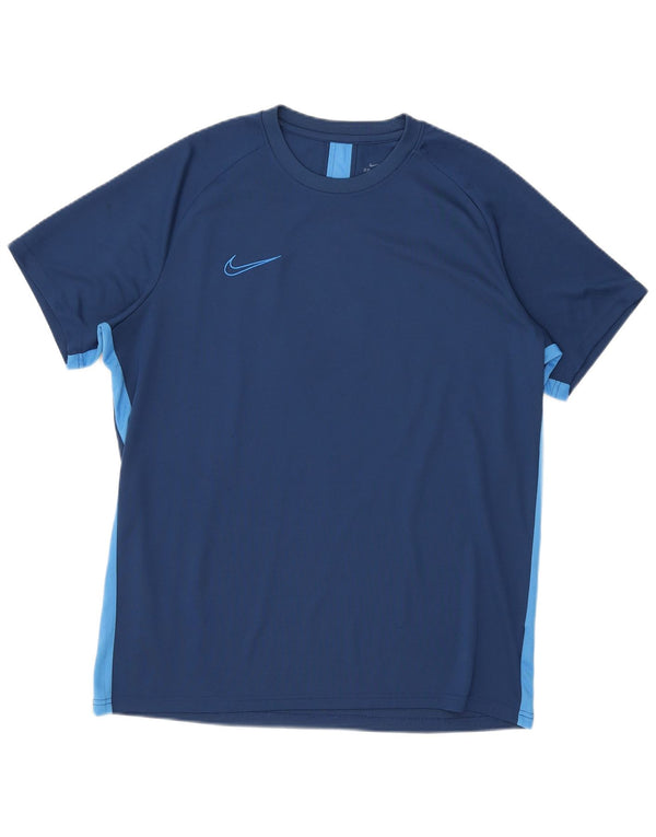 T-shirt Nike Dri Fit da uomo XL blu color block