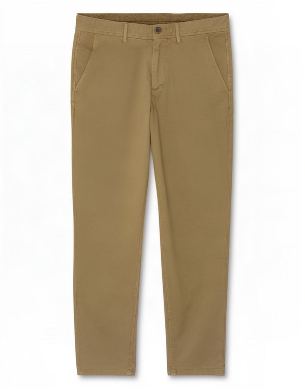 Pantaloni chino affusolati da uomo Massimo Dutti EU 38 Small W30 L27 Cotone kaki