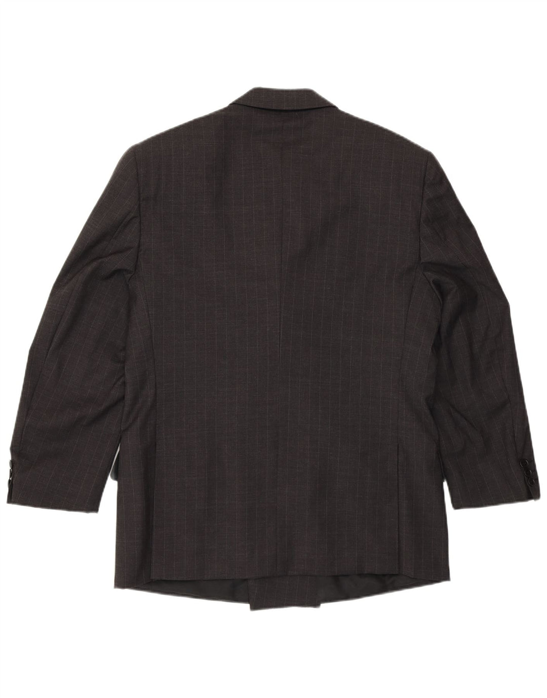 SAN REMO Mens Double Breasted Blazer Jacket IT 48 Medium Grey Striped