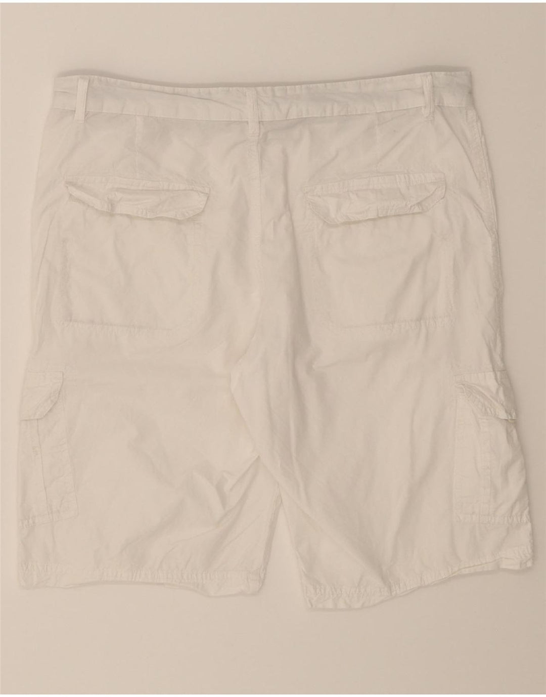 LOTTO Mens Cargo Shorts XL W38  White Cotton Vintage Lotto and Second-Hand Lotto from Messina Hembry 
