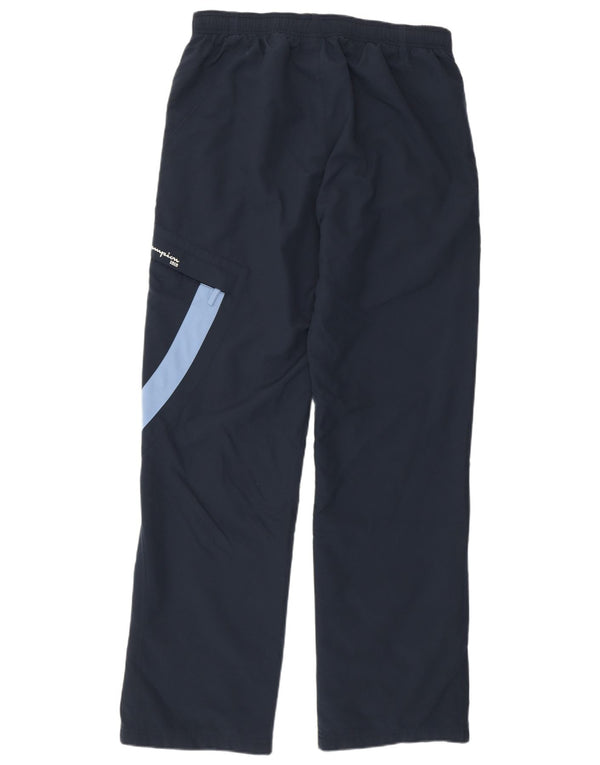 Pantaloni da tuta da uomo Champion Large in poliestere color block blu navy