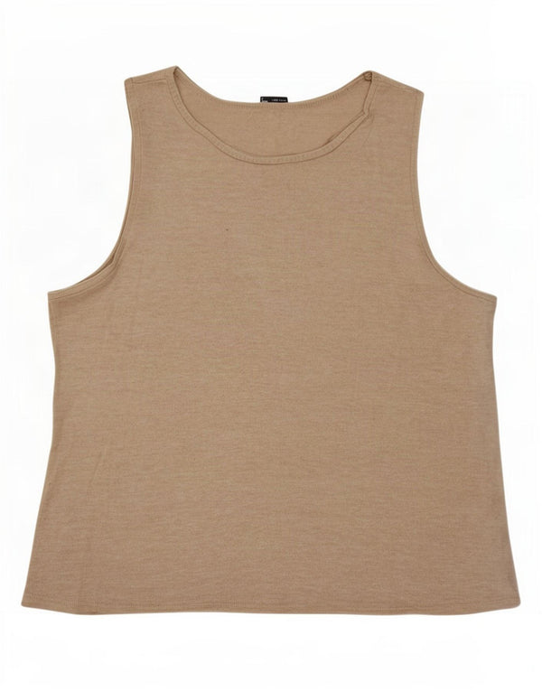 Canotta Donna Zara UK 14 Beige Medio