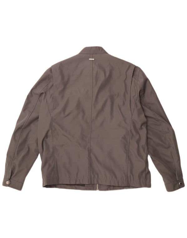 MICHAEL KORS Giacca utilitaria da uomo UK 42 XL Poliestere grigio