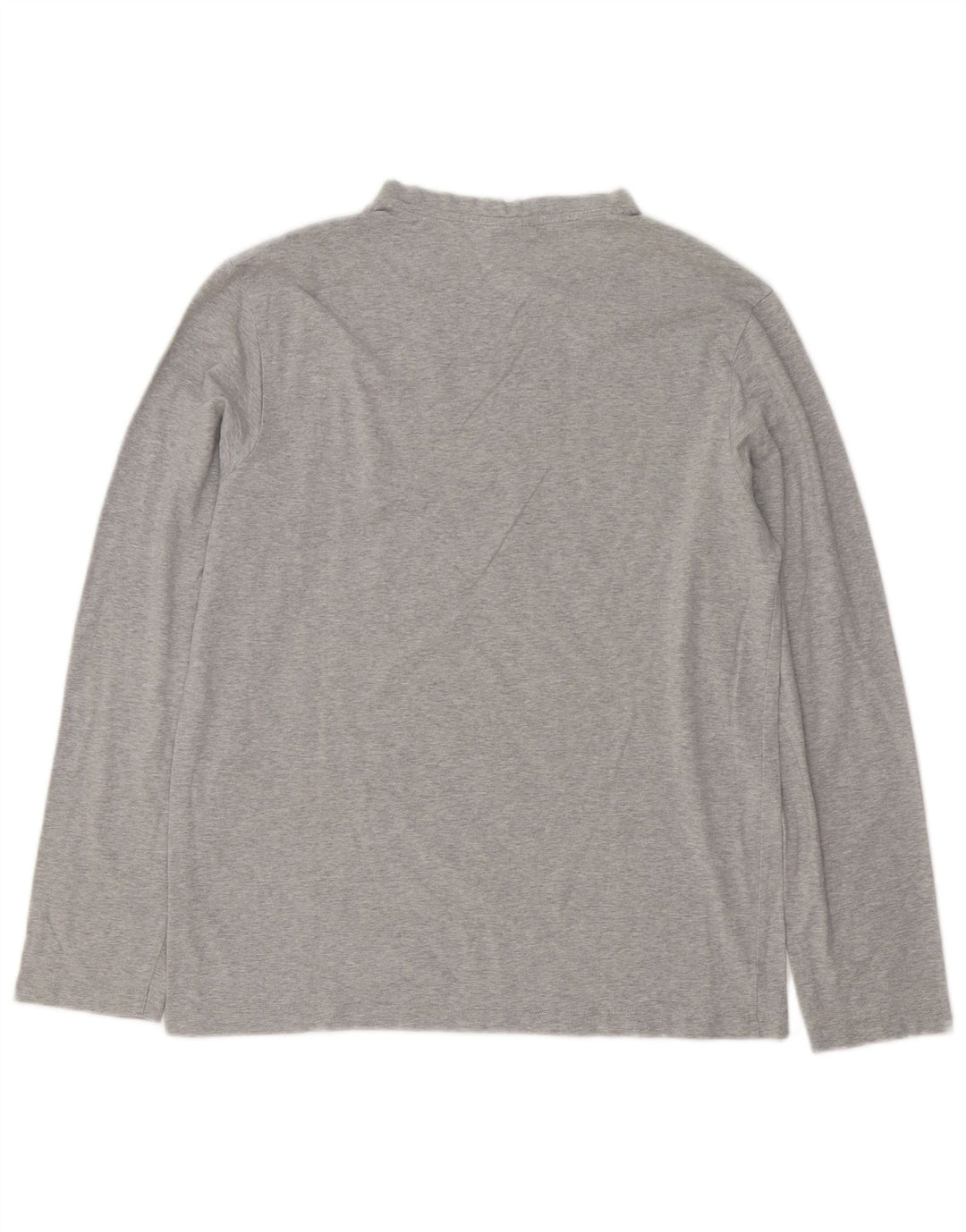 Top Trussardi Jeans Uomo Manica Lunga Cotone Puntinato Grigio Medio