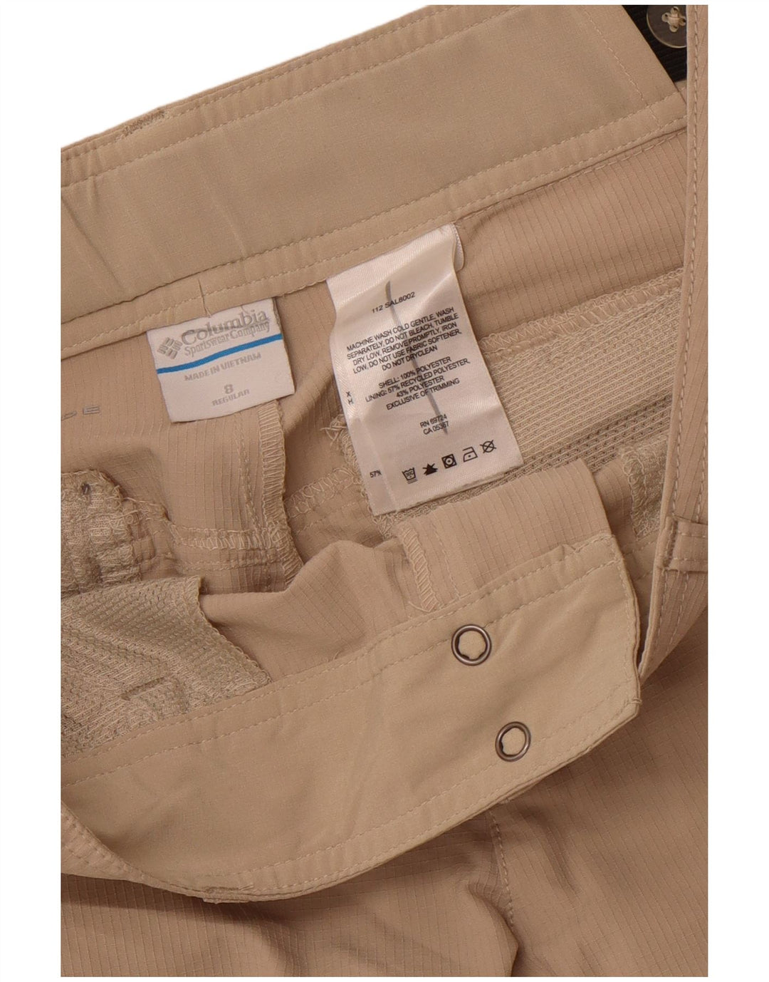 Pantaloni cargo dritti da donna COLUMBIA US 8 Medium W30 L32 Beige