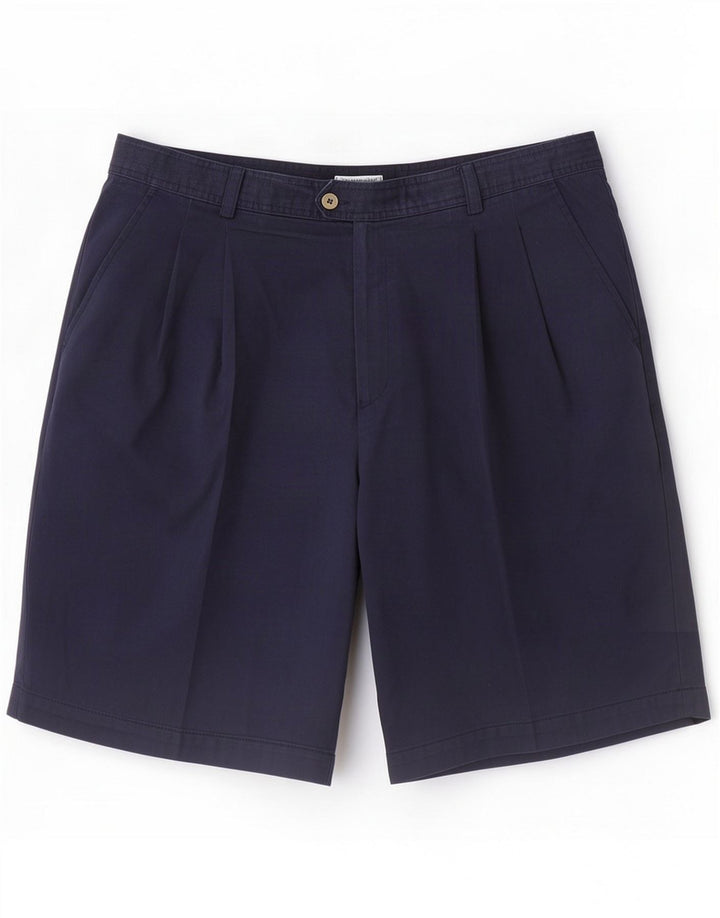 Sergio Tacchini Pantaloncini chino da uomo XL W38 Poliestere blu navy