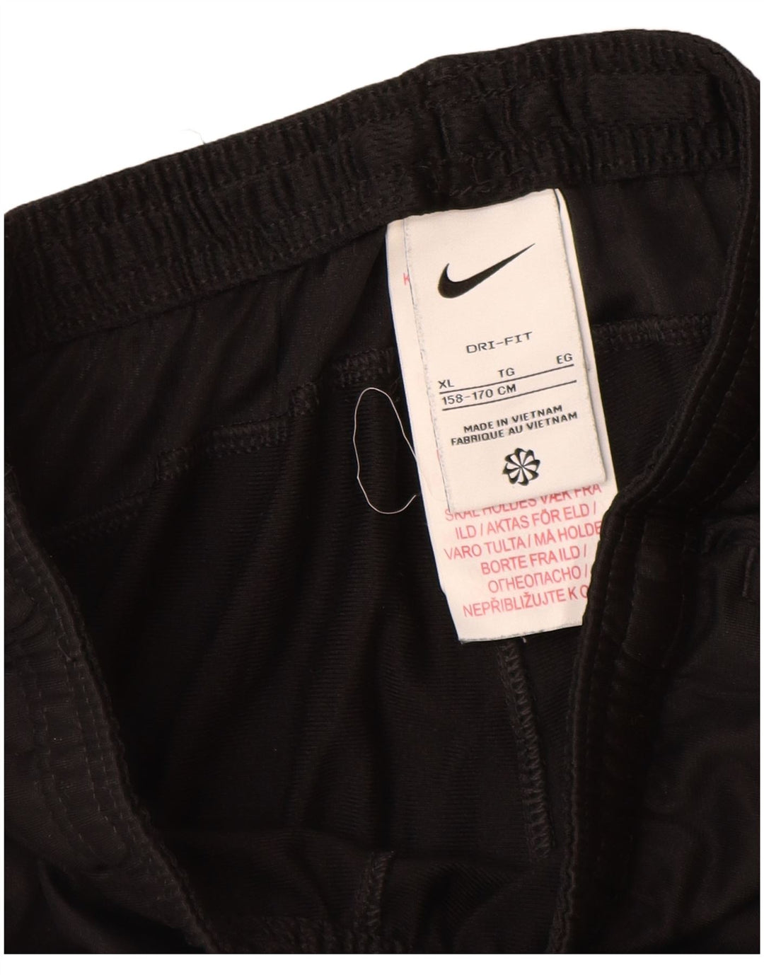 Pantaloni della tuta da ragazzo Nike 13-14 anni XL poliestere nero