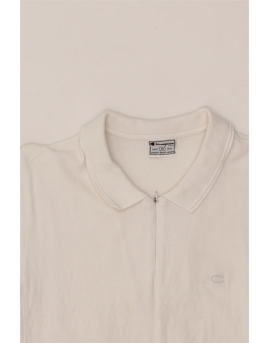 CHAMPION Boys Polo Shirt 13-14 Years XL White Vintage Champion and Second-Hand Champion from Messina Hembry 