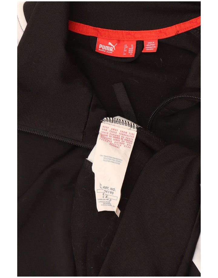 Giacca sportiva da uomo con grafica PUMA XL Poliestere color block nero