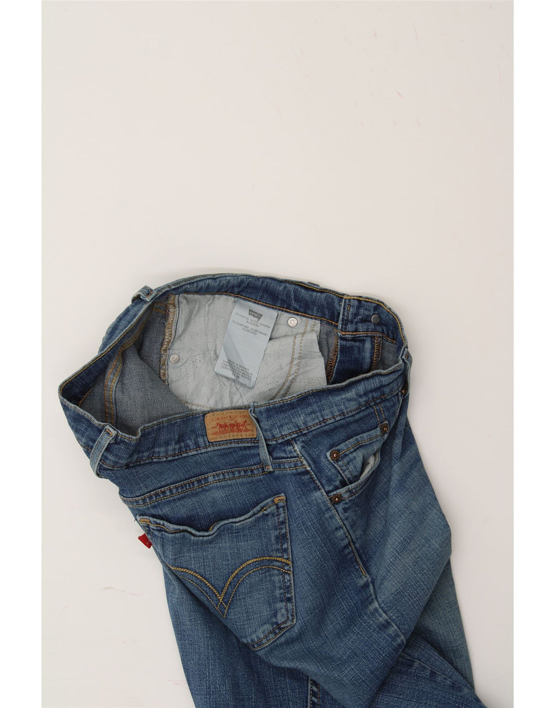 LEVI'S Womens Bootcut Jeans US 11 Large W30 L25 Blue Cotton Vintage Levi's and Second-Hand Levi's from Messina Hembry 