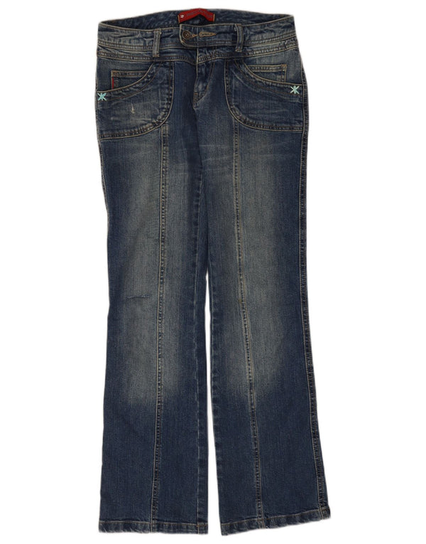Jeans bootcut vintage da donna W28 L31 blu navy