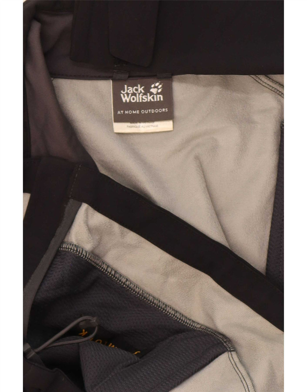 Giacca a vento da uomo Jack Wolfskin UK 36/38 Medium Nero Poliammide