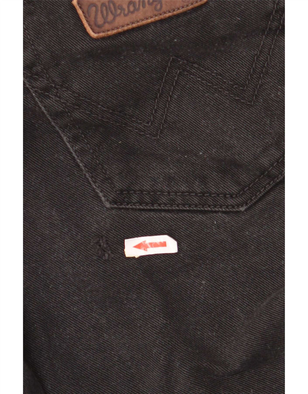 Jeans dritti da uomo Wrangler Texas W32 L32 cotone nero