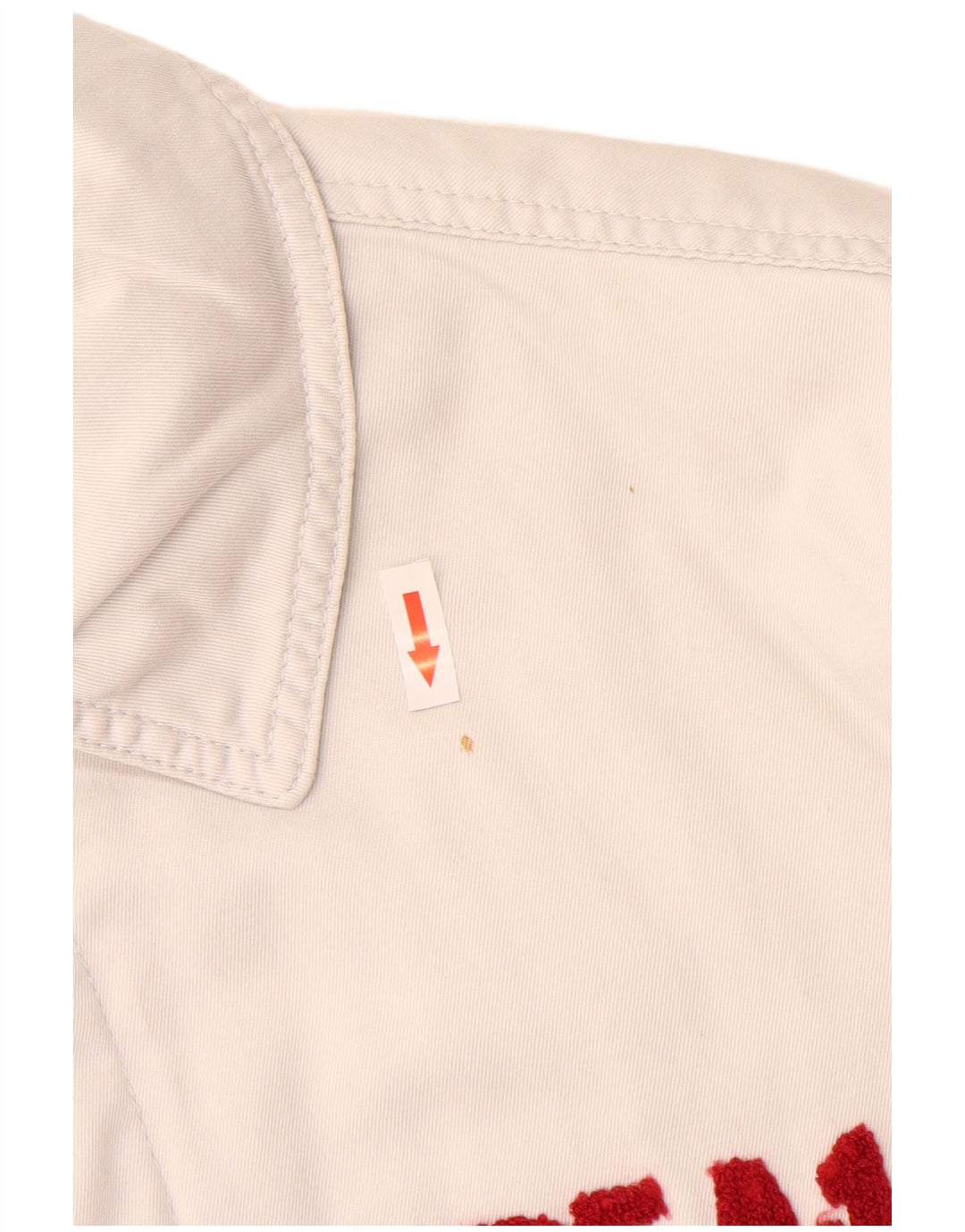 Soprabito grafico da uomo uniforme UK 40 grande bianco