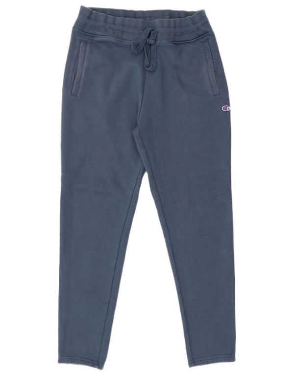 Pantaloni da tuta da uomo Champion in cotone blu medio