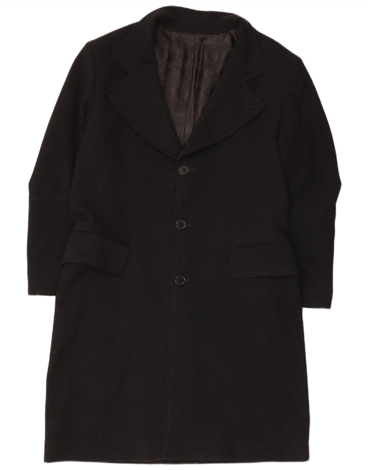 Cappotto da uomo Bikkembergs IT 52 XL in lana nera
