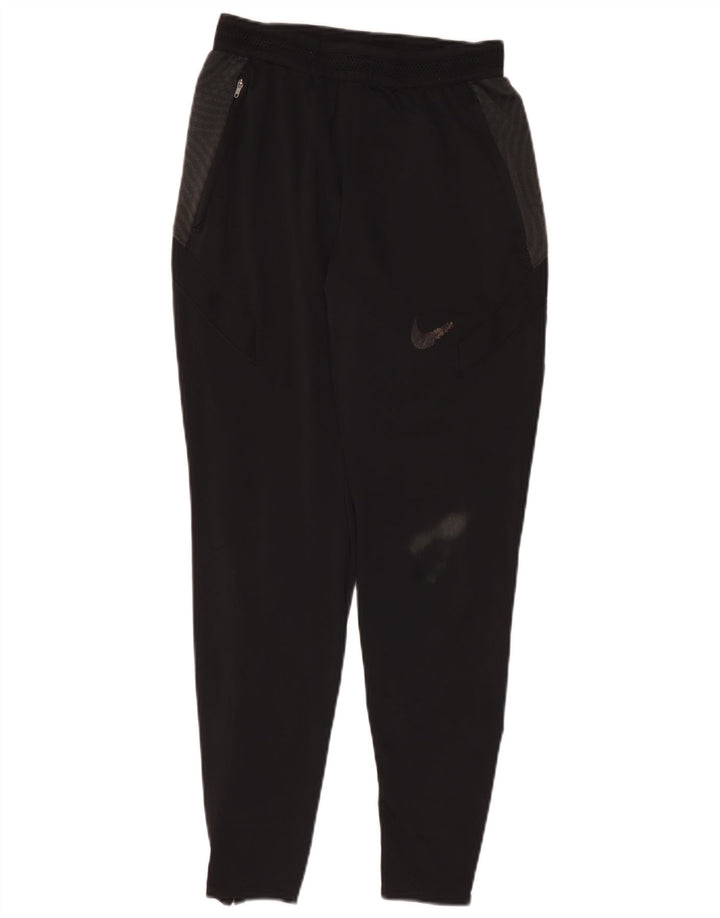 Pantaloni da tuta Nike Dri Fit da uomo piccoli in poliestere nero