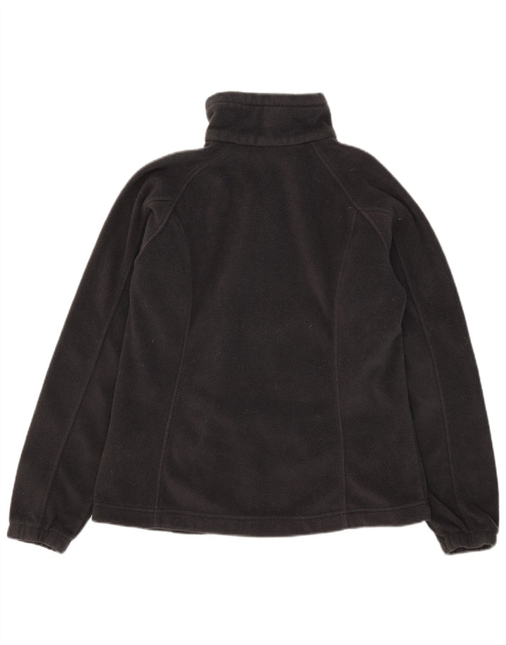 Giacca in pile da donna COLUMBIA UK 16 grande poliestere nero
