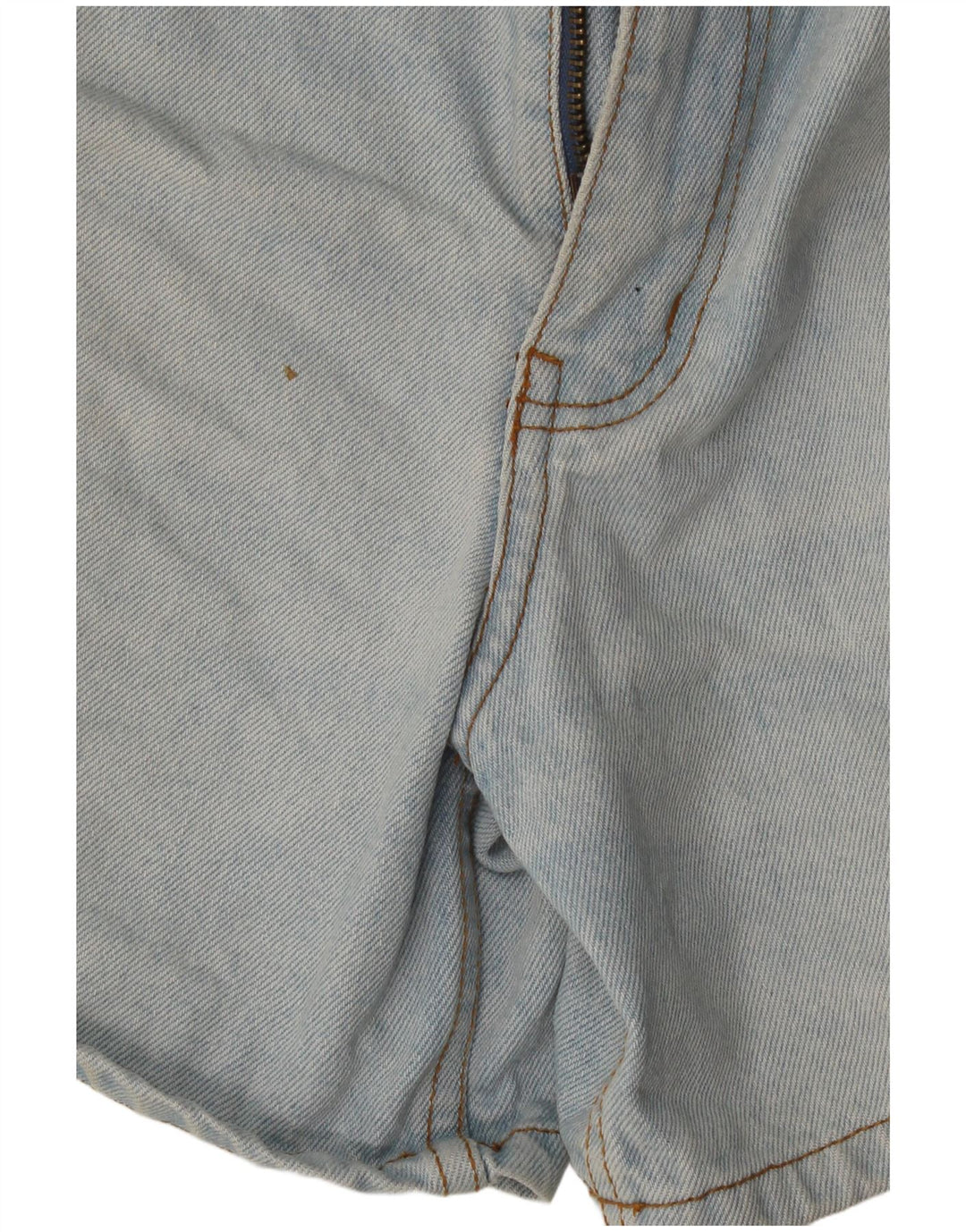 Pantaloncini di jeans vintage da donna W38 XL in cotone blu