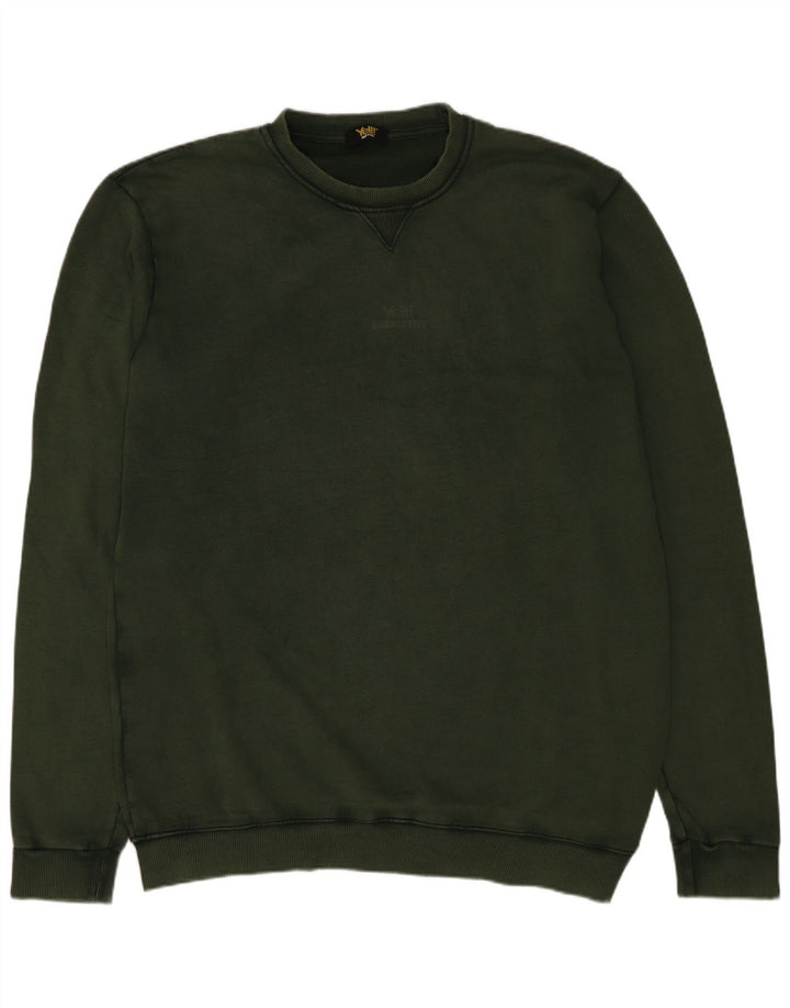 Urlo! Felpa Uomo Maglione Grande Cotone Verde