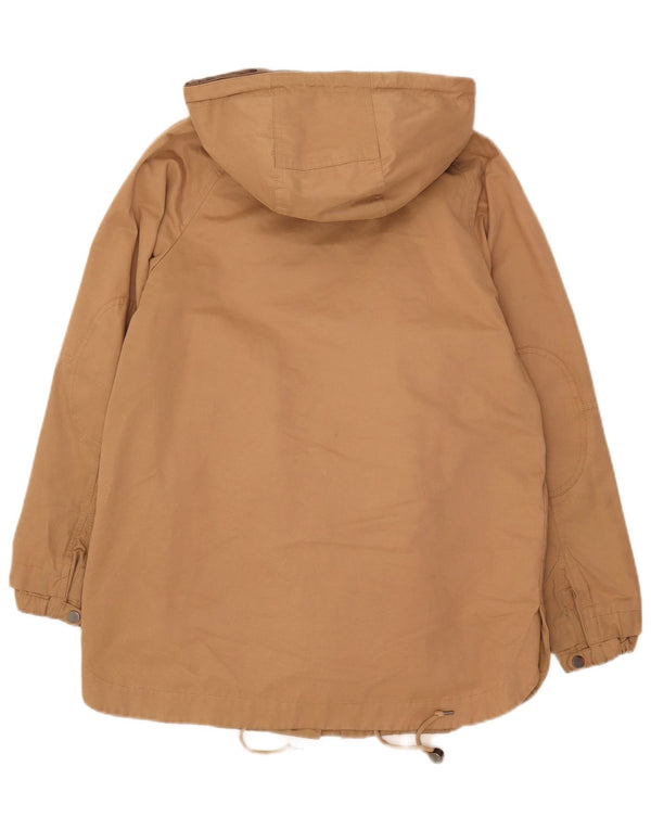 Giacca Parka con cappuccio da donna Zara UK 6 XS Poliestere beige